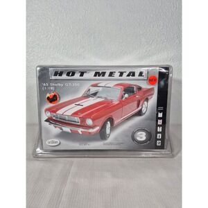 Testors Hot Metal 65 Shelby GT-350 1:18 Scale Diecast Metal Model Kit 670002 Red